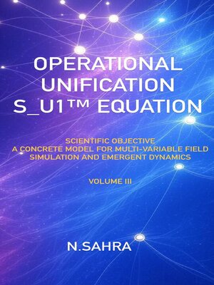 cover image of Operational unification  S_U1<sup>TM</sup> Equation